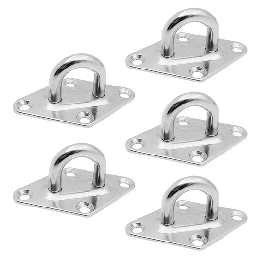 5 PCS 5mm 304 Stainless Steel Ship Diamond Door Hinges Buckle - Marine Accessories & Parts by buy2fix | Online Shopping UK | buy2fix