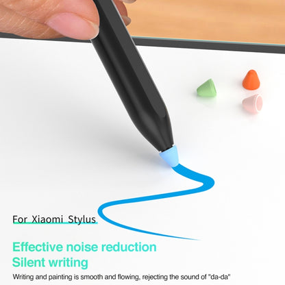 10 in 1 / Set Silicone Nib Cap For Xiaomi Pencil(White) - Pencil Accessories by buy2fix | Online Shopping UK | buy2fix