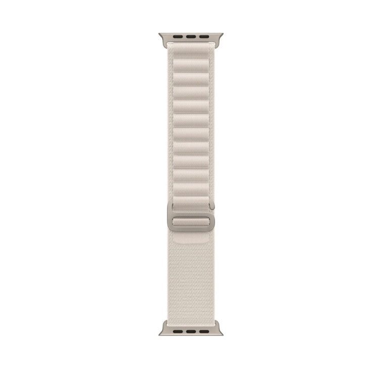 Nylon Loop Watch Band For Apple Watch Ultra & Ultra 2 49mm / Series 9&8&7 45mm / SE 2&6&SE&5&4 44mm(Starlight) - Watch Bands by buy2fix | Online Shopping UK | buy2fix