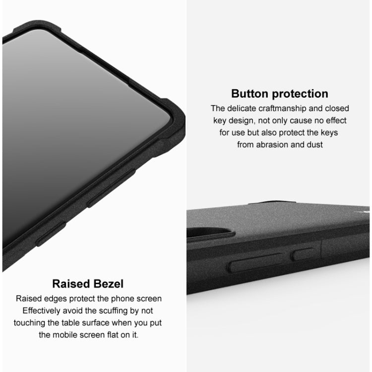 For iPhone 14 Pro imak Shockproof Airbag TPU Phone Case(Matte Black) - iPhone 14 Pro Cases by imak | Online Shopping UK | buy2fix