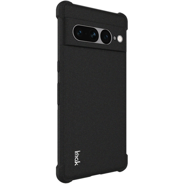 For Google Pixel 7 Pro 5G imak All-inclusive Shockproof Airbag TPU Case(Matte Black) - Google Cases by imak | Online Shopping UK | buy2fix