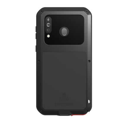 For Galaxy A40s LOVE MEI Metal Shockproof Waterproof Dustproof Protective Case(Black) - Galaxy Phone Cases by LOVE MEI | Online Shopping UK | buy2fix