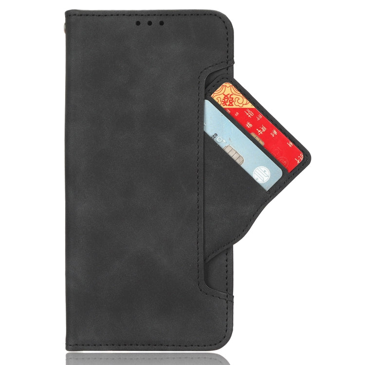 For Blackview BV5200 Skin Feel Calf Texture Card Slots Leather Phone Case(Black) - More Brand by buy2fix | Online Shopping UK | buy2fix