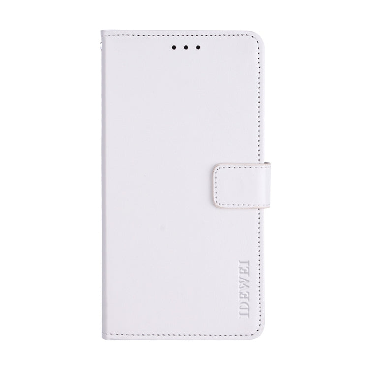 For Ulefone MIX 2 idewei  Crazy Horse Texture Horizontal Flip Leather Case with Holder & Card Slots & Wallet(White) - Ulefone Cases by idewei | Online Shopping UK | buy2fix