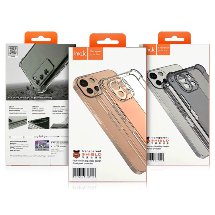 For Motorola Moto G73 5G imak Shockproof Airbag TPU Phone Case(Transparent) - Motorola Cases by imak | Online Shopping UK | buy2fix