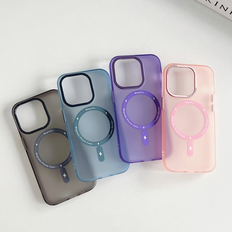 For iPhone 14 Colorful Series TPU+PC Magsafe Magnetic Phone Case(Purple) - iPhone 14 Cases by buy2fix | Online Shopping UK | buy2fix