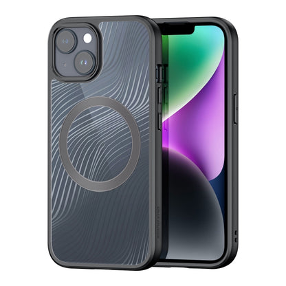 For iPhone 15 DUX DUCIS Aimo Mag Series TPU + PC MagSafe Frosted Feel Phone Case(Black) - iPhone 15 Cases by DUX DUCIS | Online Shopping UK | buy2fix