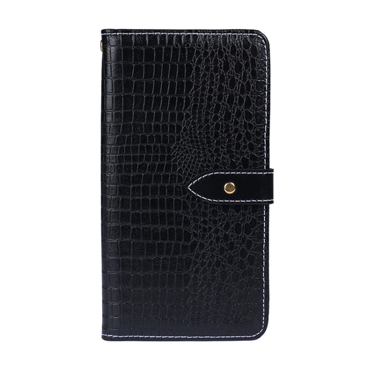 For Blackview A80 Pro idewei Crocodile Texture Horizontal Flip Leather Case with Holder & Card Slots & Wallet(Black) - More Brand by idewei | Online Shopping UK | buy2fix