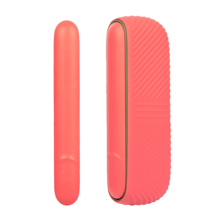 For IQOS ILUMA Silicone Electronic Cigarette Case Charging Compartment With Side Cover(Orange) - E Cigarette Accessories by buy2fix | Online Shopping UK | buy2fix