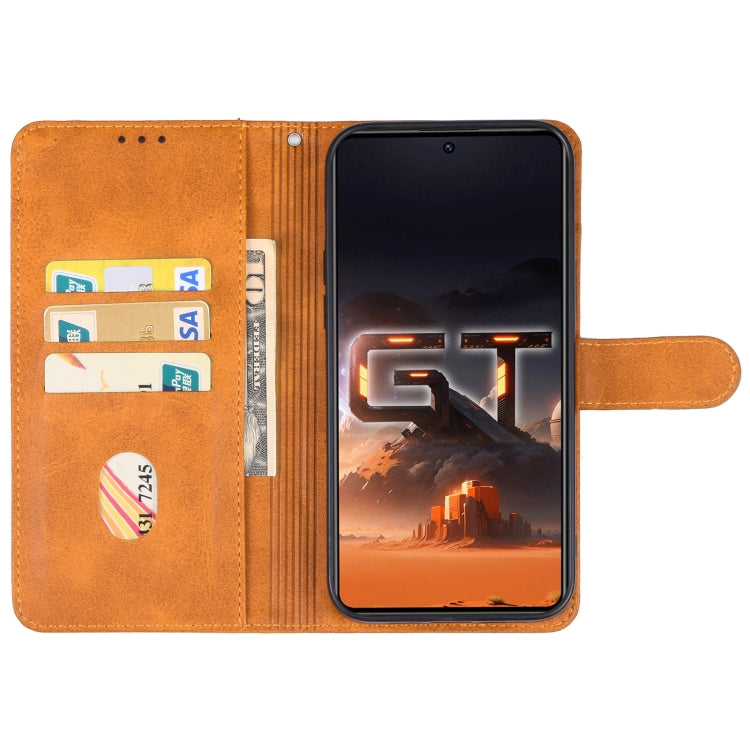 For Infinix GT 10 Pro Leather Phone Case(Brown) - Infinix Cases by buy2fix | Online Shopping UK | buy2fix