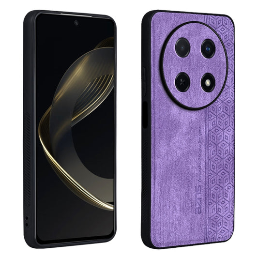 For Huawei Enjoy 70 pro AZNS 3D Embossed Skin Feel Phone Case(Purple) - Huawei Cases by AZNS | Online Shopping UK | buy2fix