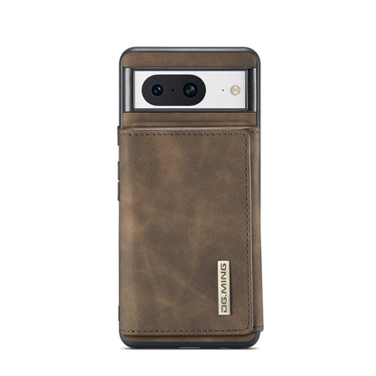 For Google Pixel 8 DG.MING M1 Series 3-Fold Multi Card Wallet + Magnetic Phone Case(Coffee) - Google Cases by DG.MING | Online Shopping UK | buy2fix