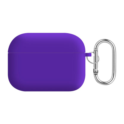 For AirPods Pro 2 PC Lining Silicone Bluetooth Earphone Protective Case(Dark Purple) - For AirPods Pro 2 by buy2fix | Online Shopping UK | buy2fix