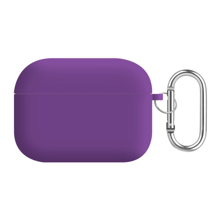 For AirPods Pro 2 PC Lining Silicone Bluetooth Earphone Protective Case(Purple) - For AirPods Pro 2 by buy2fix | Online Shopping UK | buy2fix