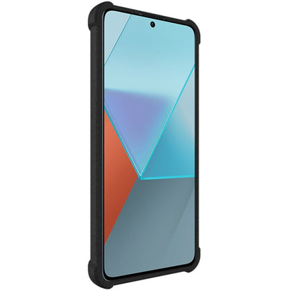 For Xiaomi Redmi Note 13 Pro+ 5G imak Shockproof Airbag TPU Phone Case(Matte Black) - Note 13 Pro+ Cases by imak | Online Shopping UK | buy2fix