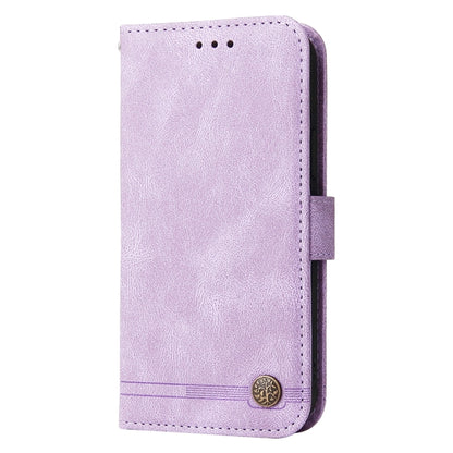 For Xiaomi 14 Ultra Skin Feel Life Tree Metal Button Leather Phone Case(Purple) - 14 Ultra Cases by buy2fix | Online Shopping UK | buy2fix