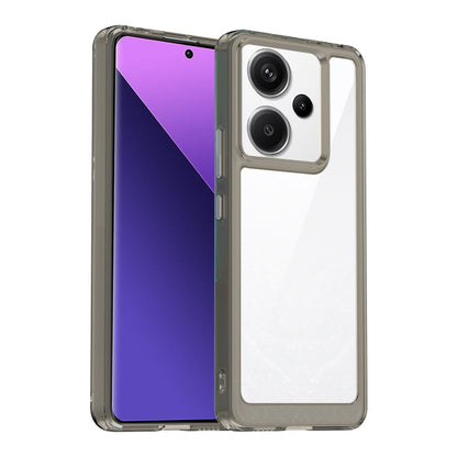 For Xiaomi Redmi Note 13 Pro+ Colorful Series Acrylic Hybrid TPU Phone Case(Transparent Grey) - Note 13 Pro+ Cases by buy2fix | Online Shopping UK | buy2fix