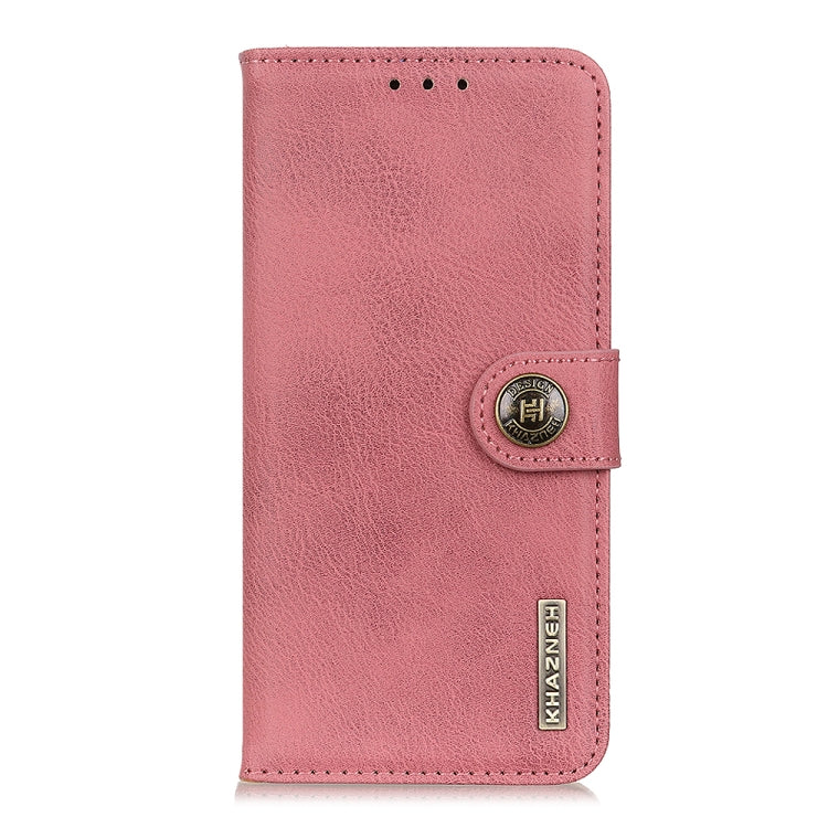 For OPPO Find X7 Pro / Find X7 Ultra KHAZNEH Cowhide Texture Flip Leather Phone Case(Pink) - Find X7 Ultra Cases by buy2fix | Online Shopping UK | buy2fix