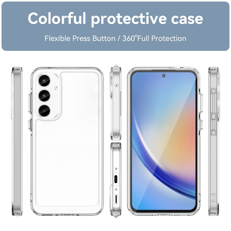 For Samsung Galaxy A35 Candy Series TPU Phone Case(Transparent) - Galaxy Phone Cases by buy2fix | Online Shopping UK | buy2fix