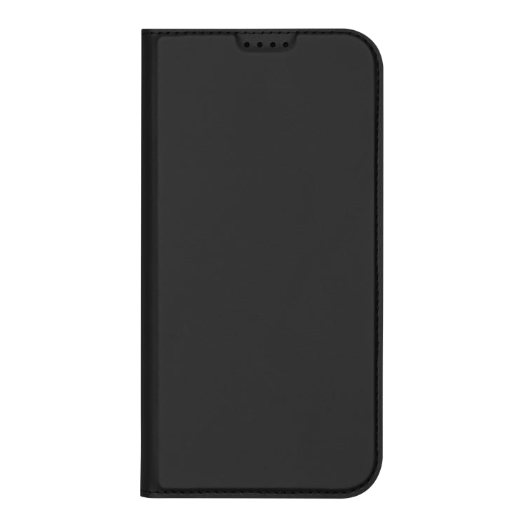 For iPhone 16 Plus DUX DUCIS Skin Pro Series Flip Leather Phone Case(Black) - iPhone 16 Plus Cases by DUX DUCIS | Online Shopping UK | buy2fix