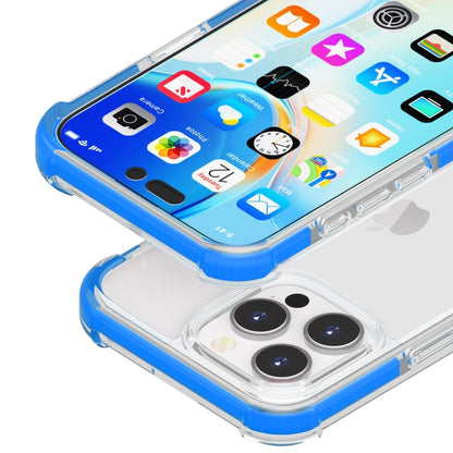 For iPhone 16 Pro Max Four-corner Shockproof TPU + Acrylic Phone Case(Blue) - iPhone 16 Pro Max Cases by buy2fix | Online Shopping UK | buy2fix