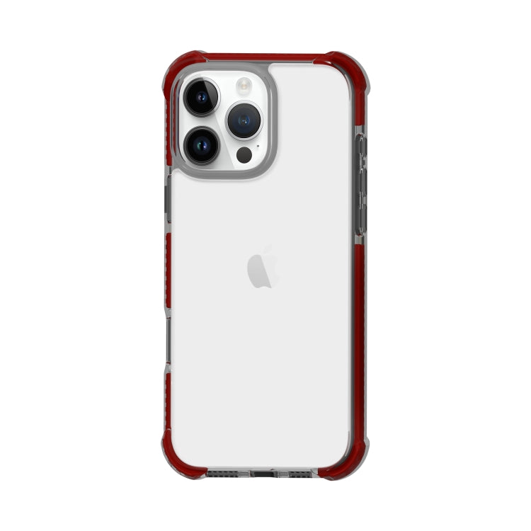 For iPhone 16 Pro Four-corner Shockproof TPU + Acrylic Phone Case(Brown) - iPhone 16 Pro Cases by buy2fix | Online Shopping UK | buy2fix