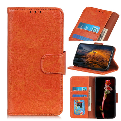 For OnePlus 12 Nappa Texture Leather Phone Case(Orange) - OnePlus Cases by buy2fix | Online Shopping UK | buy2fix