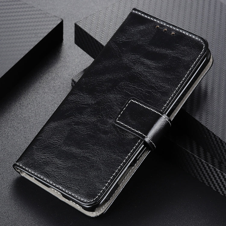 For OnePlus 12 Retro Crazy Horse Texture Leather Phone Case(Black) - OnePlus Cases by buy2fix | Online Shopping UK | buy2fix