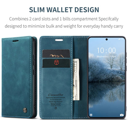 For Xiaomi Poco X6 Pro CaseMe 013 Multifunctional Horizontal Flip Leather Phone Case(Blue) - Xiaomi Cases by CaseMe | Online Shopping UK | buy2fix