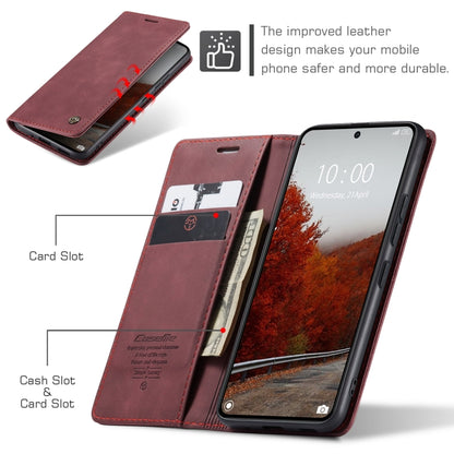 For Xiaomi Redmi K70E 5G CaseMe 013 Multifunctional Horizontal Flip Leather Phone Case(Wine Red) - K70E Cases by CaseMe | Online Shopping UK | buy2fix