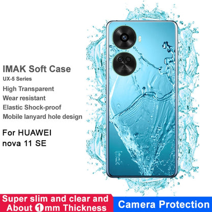 For Huawei nova 11 SE imak UX-5 Series Transparent Shockproof TPU Protective Case - Huawei Cases by imak | Online Shopping UK | buy2fix