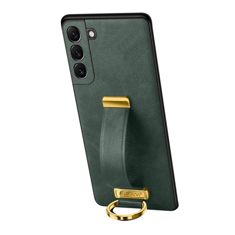 For Samsung Galaxy S23+ 5G SULADA PC + Leather Texture Skin Feel Shockproof Phone Case(Green) - Galaxy S23+ 5G Cases by SULADA | Online Shopping UK | buy2fix