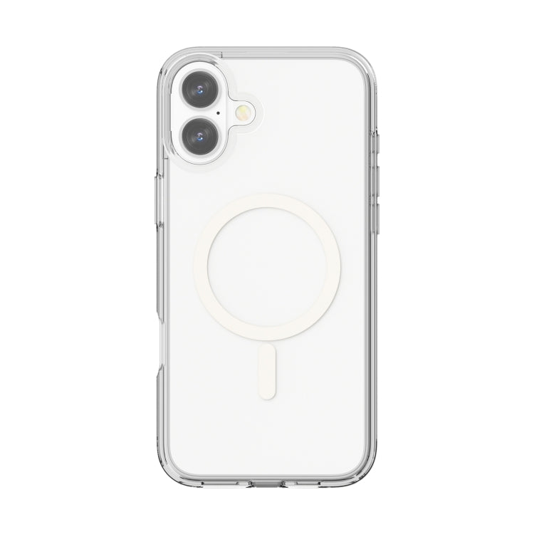 For iPhone 16 Terminator Style Transparent MagSafe Magnetic Phone Case(Transparent) - iPhone 16 Cases by buy2fix | Online Shopping UK | buy2fix