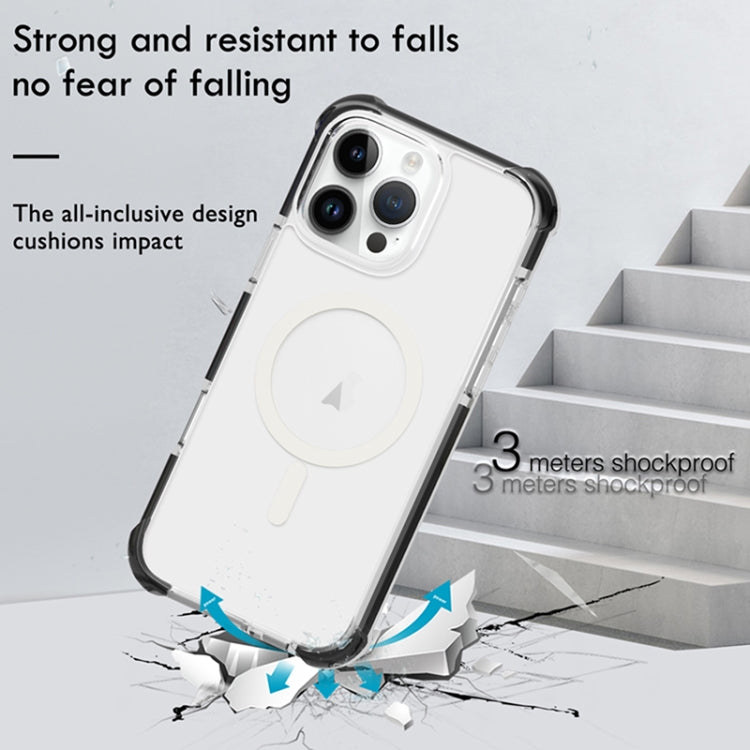 For iPhone 16 Pro Acrylic Magsafe Magnetic Shockproof Phone Case(Transparent) - iPhone 16 Pro Cases by buy2fix | Online Shopping UK | buy2fix