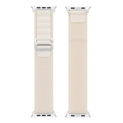 For Apple Watch Series 7 45mm DUX DUCIS GS Series Nylon Loop Watch Band(Starlight) - Watch Bands by DUX DUCIS | Online Shopping UK | buy2fix