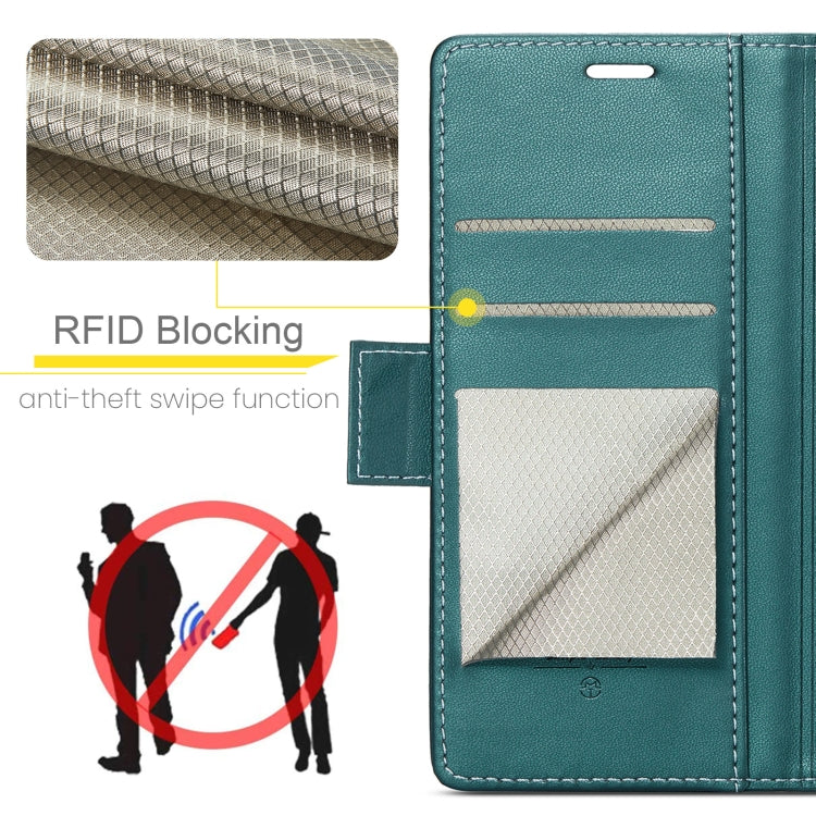 For Samsung Galaxy Z Fold5 CaseMe 023 Butterfly Buckle Litchi Texture RFID Anti-theft Leather Phone Case(Pearly Blue) - Galaxy Z Fold5 Cases by CaseMe | Online Shopping UK | buy2fix