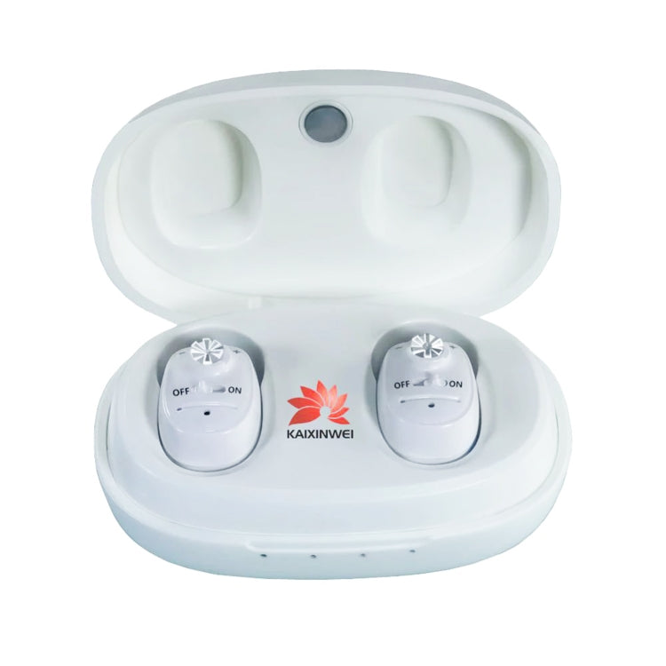 KAIXINWEI VHP-1607B DC3.7V In-ear Hearing Aid Sound Amplifier(White) - Hearing Aids by buy2fix | Online Shopping UK | buy2fix