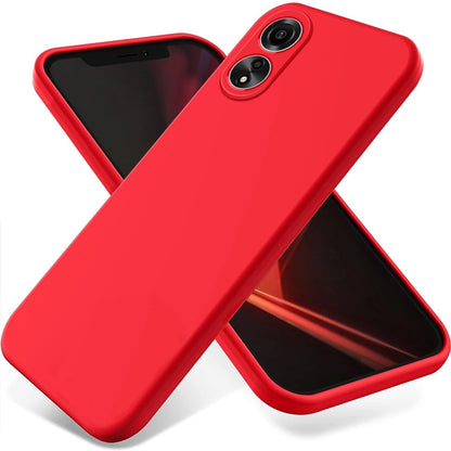 For Honor X5 Plus Pure Color Liquid Silicone Shockproof Phone Case(Red) - Honor Cases by buy2fix | Online Shopping UK | buy2fix