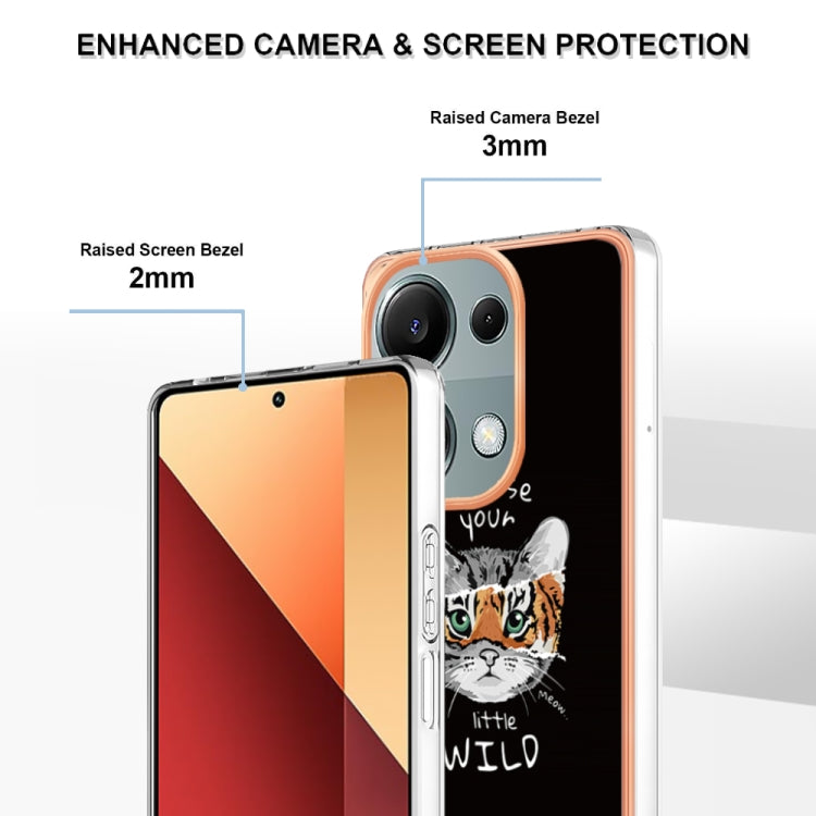 For Xiaomi Redmi Note 13 Pro 4G/Poco M6 Pro 4G Electroplating Marble Dual-side IMD Phone Case(Natural Growth) - Note 13 Pro Cases by buy2fix | Online Shopping UK | buy2fix