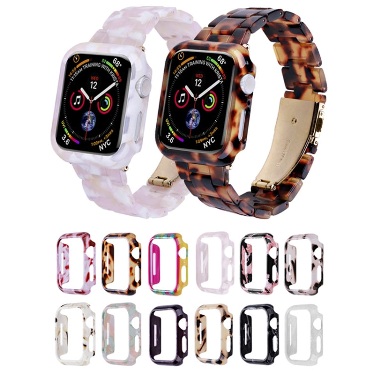 For Apple Watch Ultra 2 / Ultra 49mm Printed Resin PC Watch Case(Pink Flower) - Watch Cases by buy2fix | Online Shopping UK | buy2fix