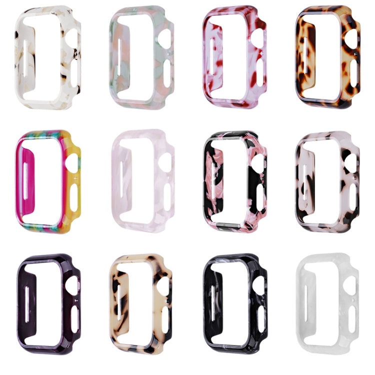 For Apple Watch Ultra 2 / Ultra 49mm Printed Resin PC Watch Case(Pink Flower) - Watch Cases by buy2fix | Online Shopping UK | buy2fix