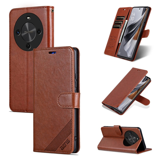 For Huawei Maimang 30 AZNS Sheepskin Texture Flip Leather Phone Case(Brown) - Huawei Cases by AZNS | Online Shopping UK | buy2fix