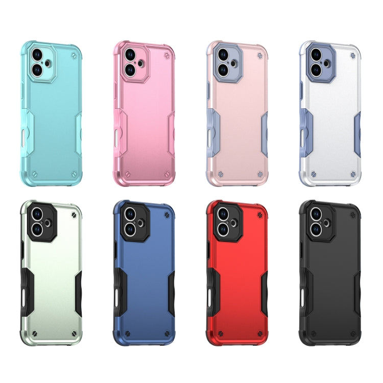 For iPhone 16 Plus Non-slip Shockproof Armor Phone Case(Green) - iPhone 16 Plus Cases by buy2fix | Online Shopping UK | buy2fix