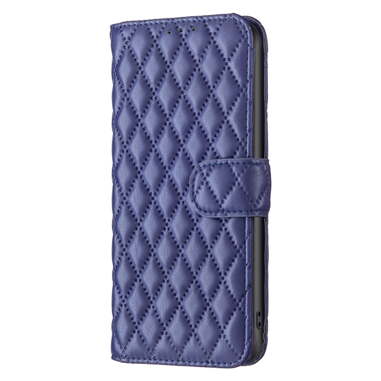 For OPPO A38 4G Diamond Lattice Wallet Flip Leather Phone Case(Blue) - A38 Cases by buy2fix | Online Shopping UK | buy2fix