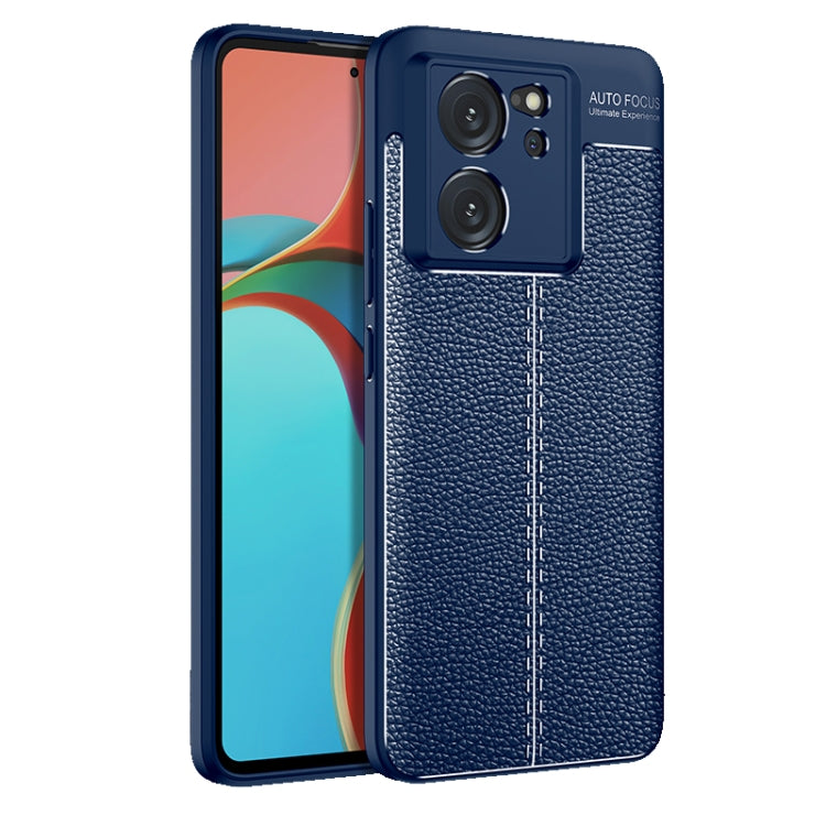 For Xiaomi Redmi K60 Ultra Litchi Texture Shockproof TPU Phone Case(Blue) - Redmi K60 Ultra Cases by buy2fix | Online Shopping UK | buy2fix
