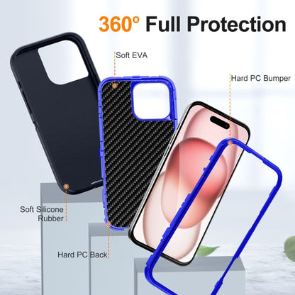 For iPhone 16 Pro Max Life Waterproof Rugged Phone Case(Dark Blue + Royal Blue) - iPhone 16 Pro Max Cases by buy2fix | Online Shopping UK | buy2fix