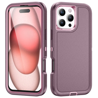 For iPhone 16 Pro Life Waterproof Rugged Phone Case(Purple + Pink) - iPhone 16 Pro Cases by buy2fix | Online Shopping UK | buy2fix