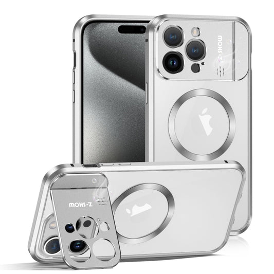For iPhone 15 Pro Aromatherapy Holder Single-sided MagSafe Magnetic Phone Case(White) - iPhone 15 Pro Cases by buy2fix | Online Shopping UK | buy2fix