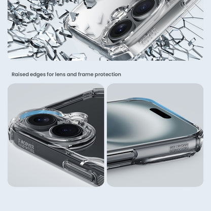 For iPhone 16 Plus NILLKIN Ultra Clear PC + TPU Phone Case(Blue) - iPhone 16 Plus Cases by NILLKIN | Online Shopping UK | buy2fix