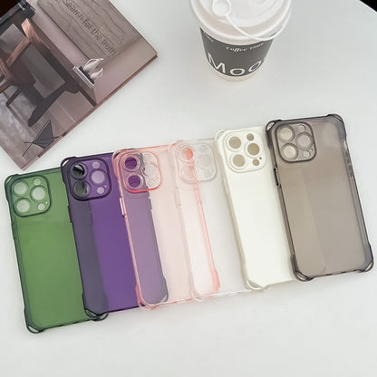 For iPhone 16 Four-corner Shockproof TPU Phone Case(Purple) - iPhone 16 Cases by buy2fix | Online Shopping UK | buy2fix